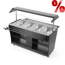 Šildomas bufetas, HENDI, GN 1/1, 220-240V/2000W, 1490x765x(H)1370mm-Hendi